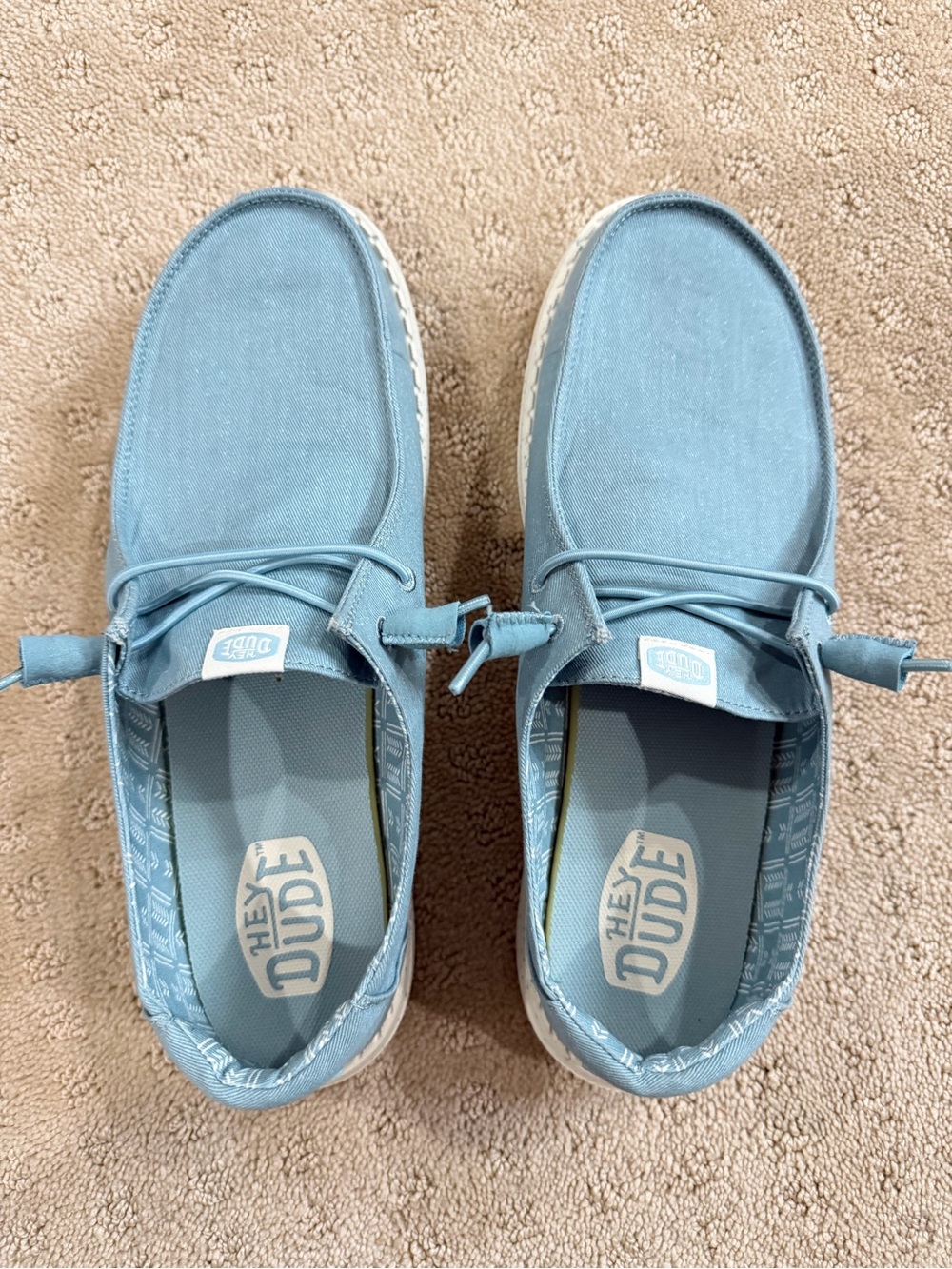 Hey Dude Lightweight Slip-On Shoe - Light Blue 11W